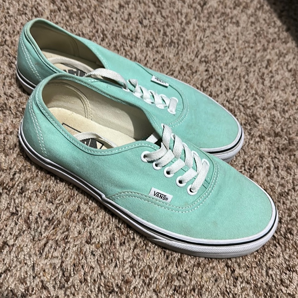 Vans Mint Sea Foam Tennis Shoes